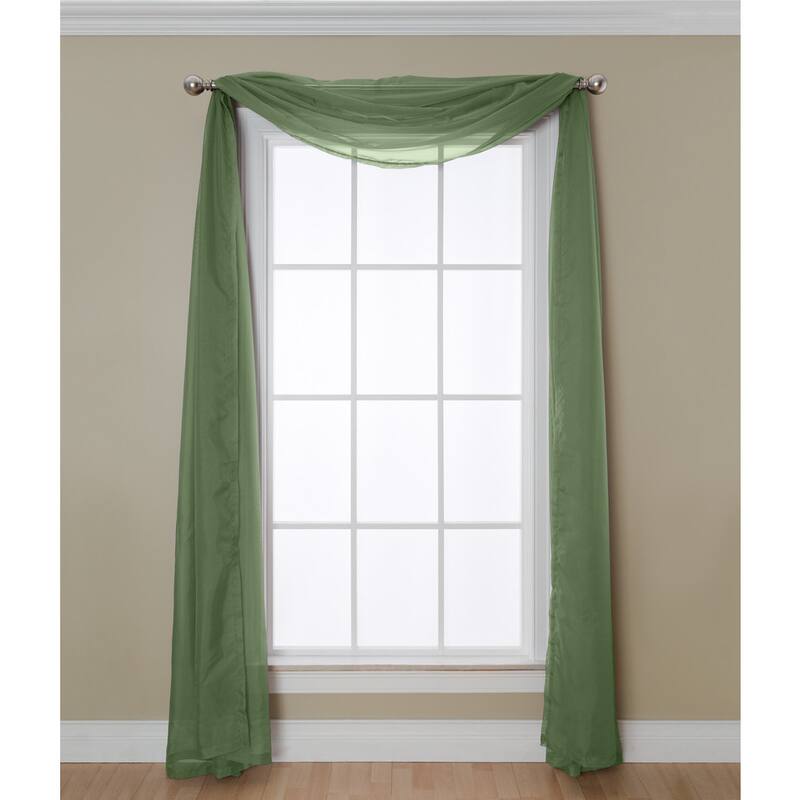 Miller Curtains Aria 84-Inch Rod Pocket Sheer Panel