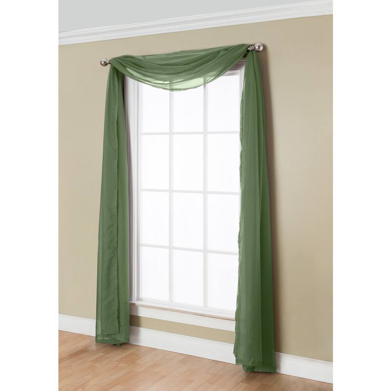 Miller Curtains Aria 84-Inch Rod Pocket Sheer Panel