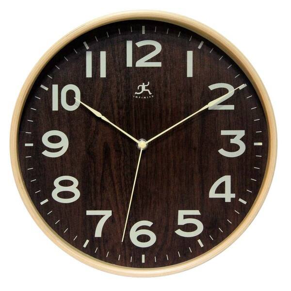 Infinity Instruments Bentwood Small 12-1/2 Inch Wall Clock - Overstock ...