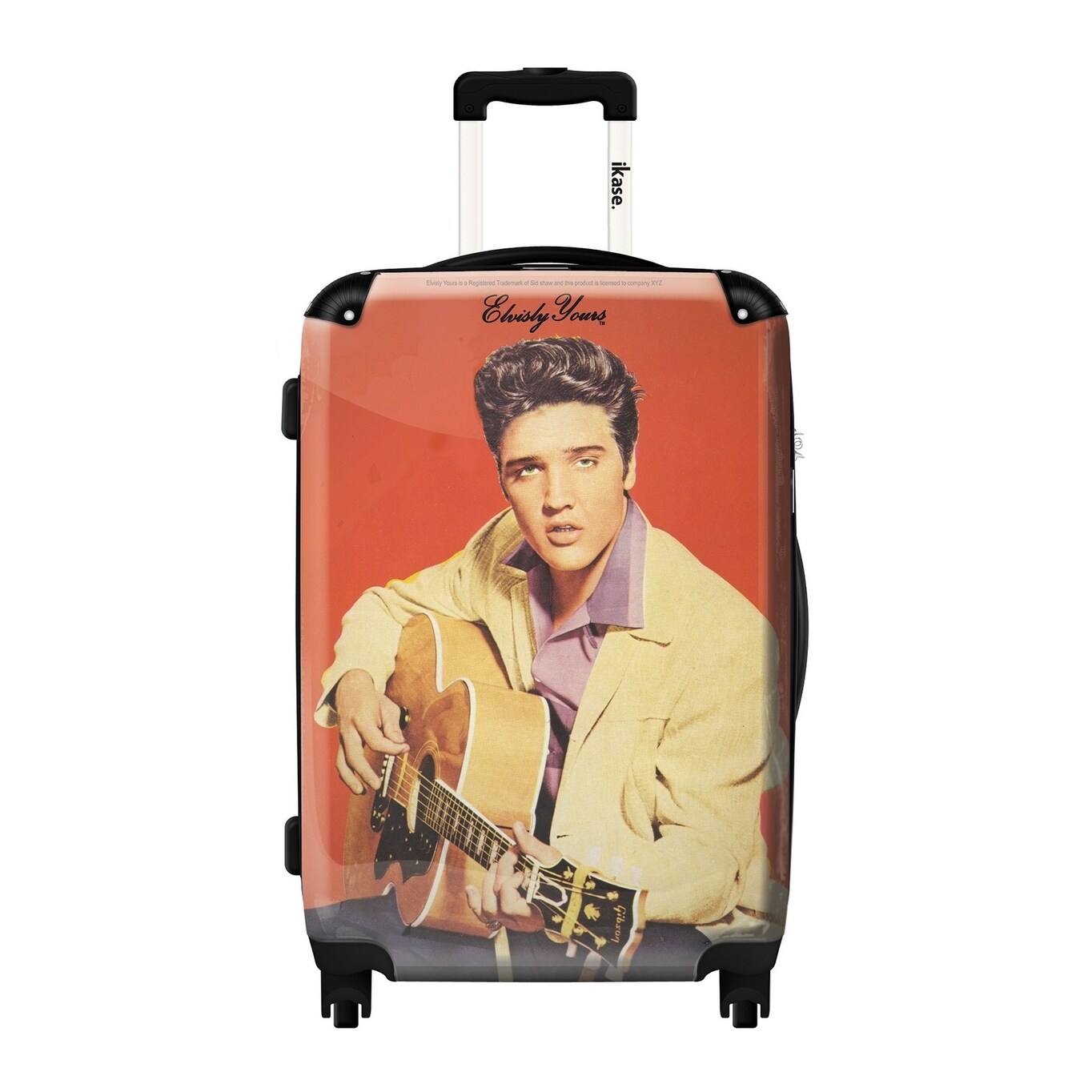 Ikase Hardside Spinner Luggage Cat with a hat