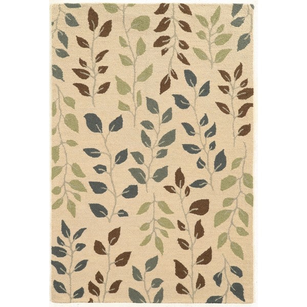 Nourison Contour 8 x 10 Green Indoor Abstract Mid-Century Modern Handcrafted Area Rug Nourison Contour 8 x 10 Green Indoor Abstract Mid-Century Modern Handcrafted Area Rug