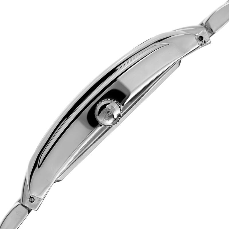 August Steiner Women's Quartz Gold Luxury Silver-Tone Bracelet Watch