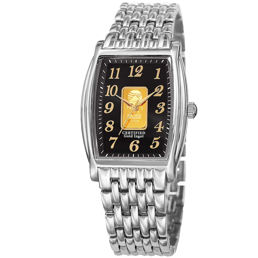 August Steiner Women's Quartz Gold Luxury Silver-Tone Bracelet Watch