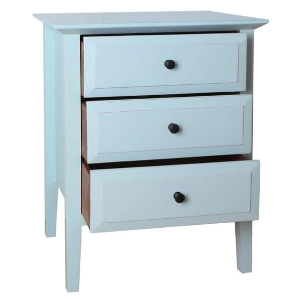 Shop Porthos Home Gardenia 3 Drawer Side Table Overstock 12251294