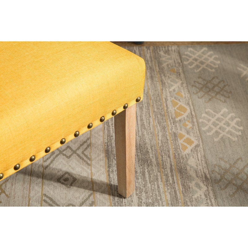 Roundhill Furniture Mod Urban Solid Wood Upholstered Parson Chairs (Set of 2)
