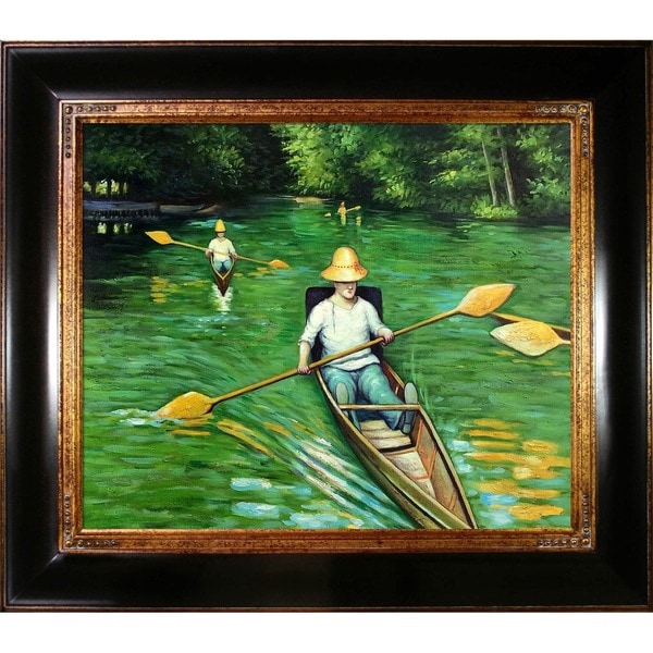 Shop Gustave Caillebotte 'Skiffs on the Yerres' Hand