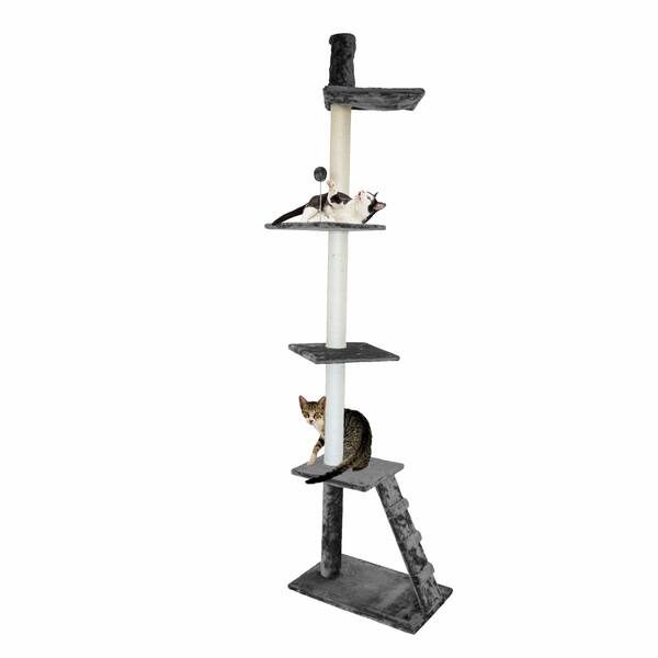 Shop Furhaven Tiger Tough Floor To Ceiling Cat Ladder