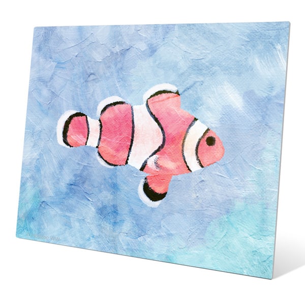 'Clownfish Painted' Wall Graphic on Metal Bed Bath & Beyond 12262821