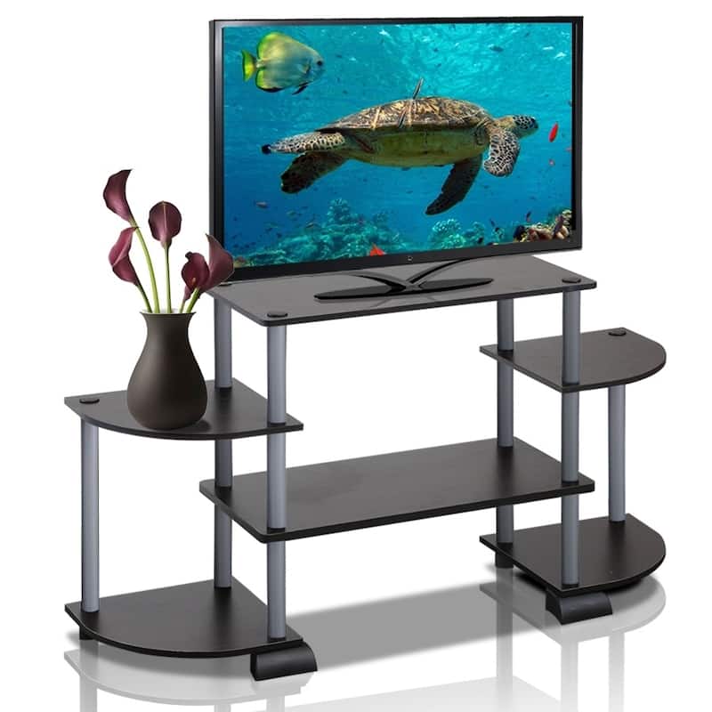 Porch & Den Delancey Rounded Corner TV Entertainment Center