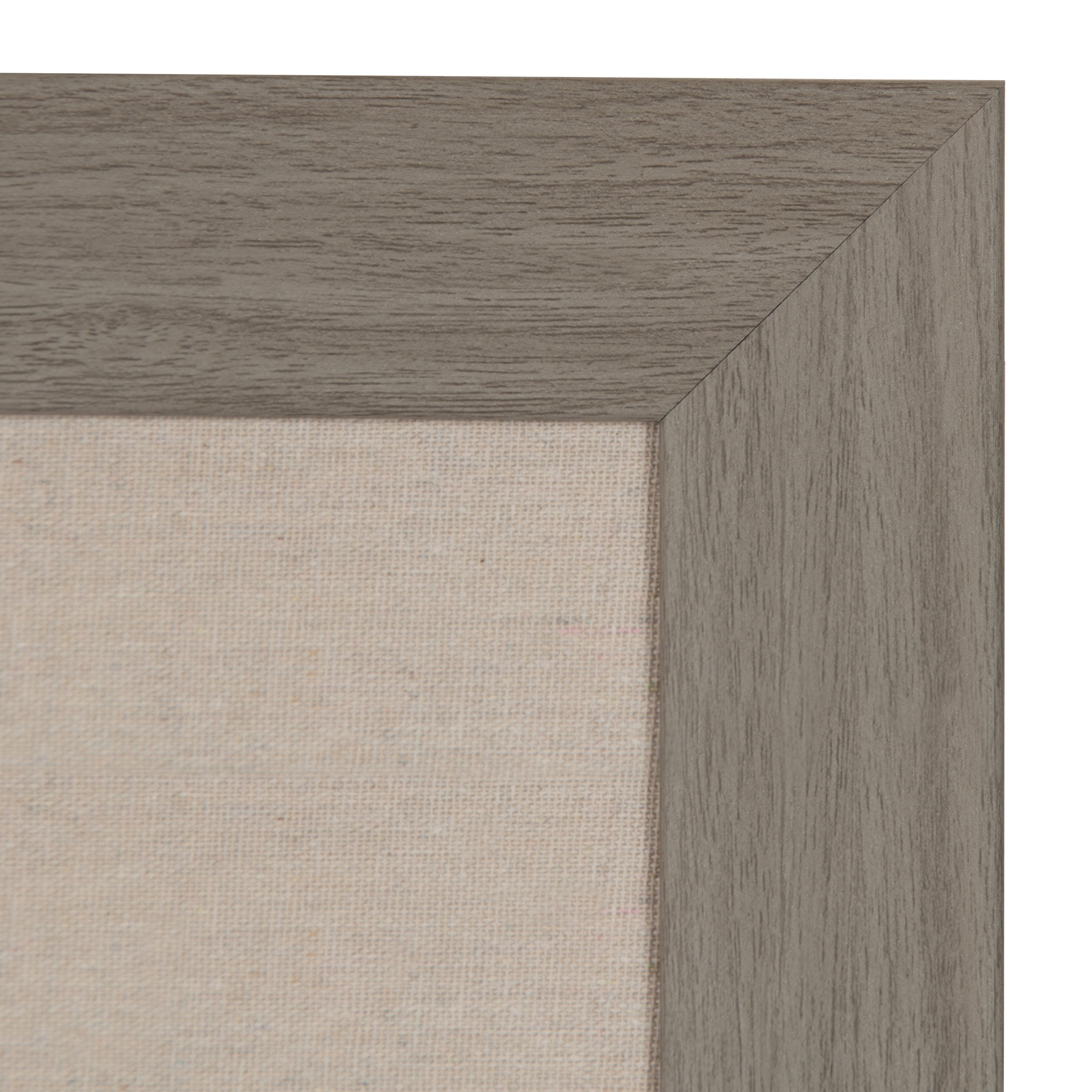 DesignOvation Beatrice Framed Linen Fabric Pinboard Rustic Brown (18x27)(As  Is Item) Bed Bath  Beyond 24148107