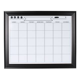 Magnetic Boards Online At Our Best Presentation Designovation Bosc Framed Magnetic Dry Erase Monthly Calendar