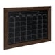 preview thumbnail 20 of 50, DesignOvation Beatrice Framed Magnetic Chalkboard Monthly Calendar 27x18 - Walnut Brown