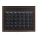 preview thumbnail 25 of 32, DesignOvation Beatrice Framed Magnetic Chalkboard Monthly Calendar