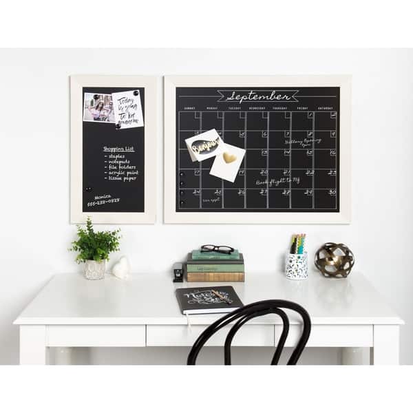 Magnetic White Board for Wall 24 X 18 Inches, 18x24 Inch, Silver