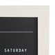 preview thumbnail 12 of 32, DesignOvation Beatrice Framed Magnetic Chalkboard Monthly Calendar