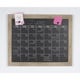 preview thumbnail 33 of 32, DesignOvation Beatrice Framed Magnetic Chalkboard Monthly Calendar