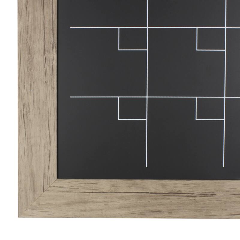 DesignOvation Beatrice Framed Magnetic Chalkboard Monthly Calendar