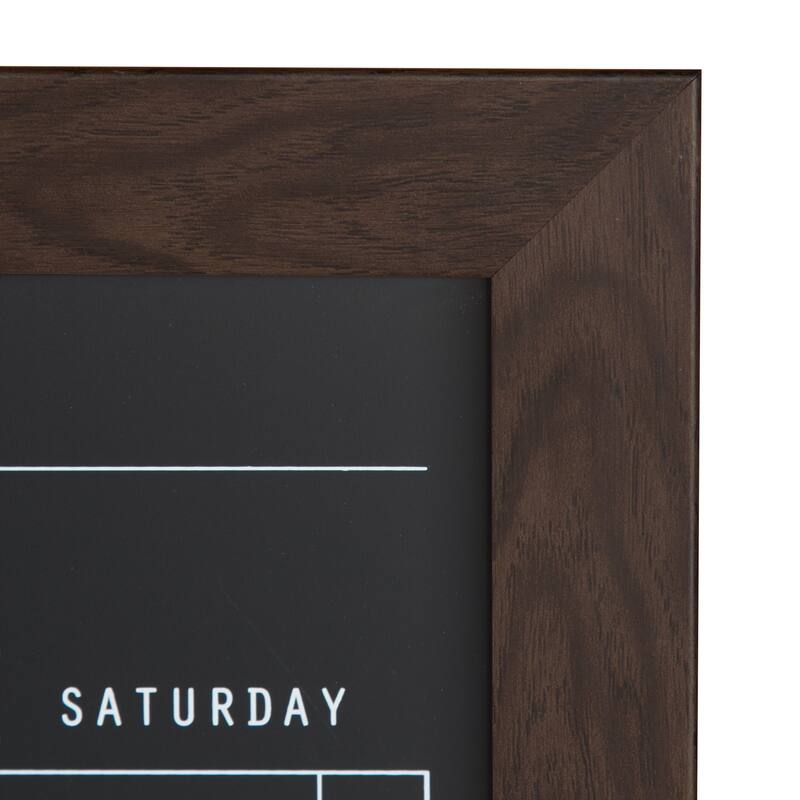 DesignOvation Beatrice Framed Magnetic Chalkboard Monthly Calendar