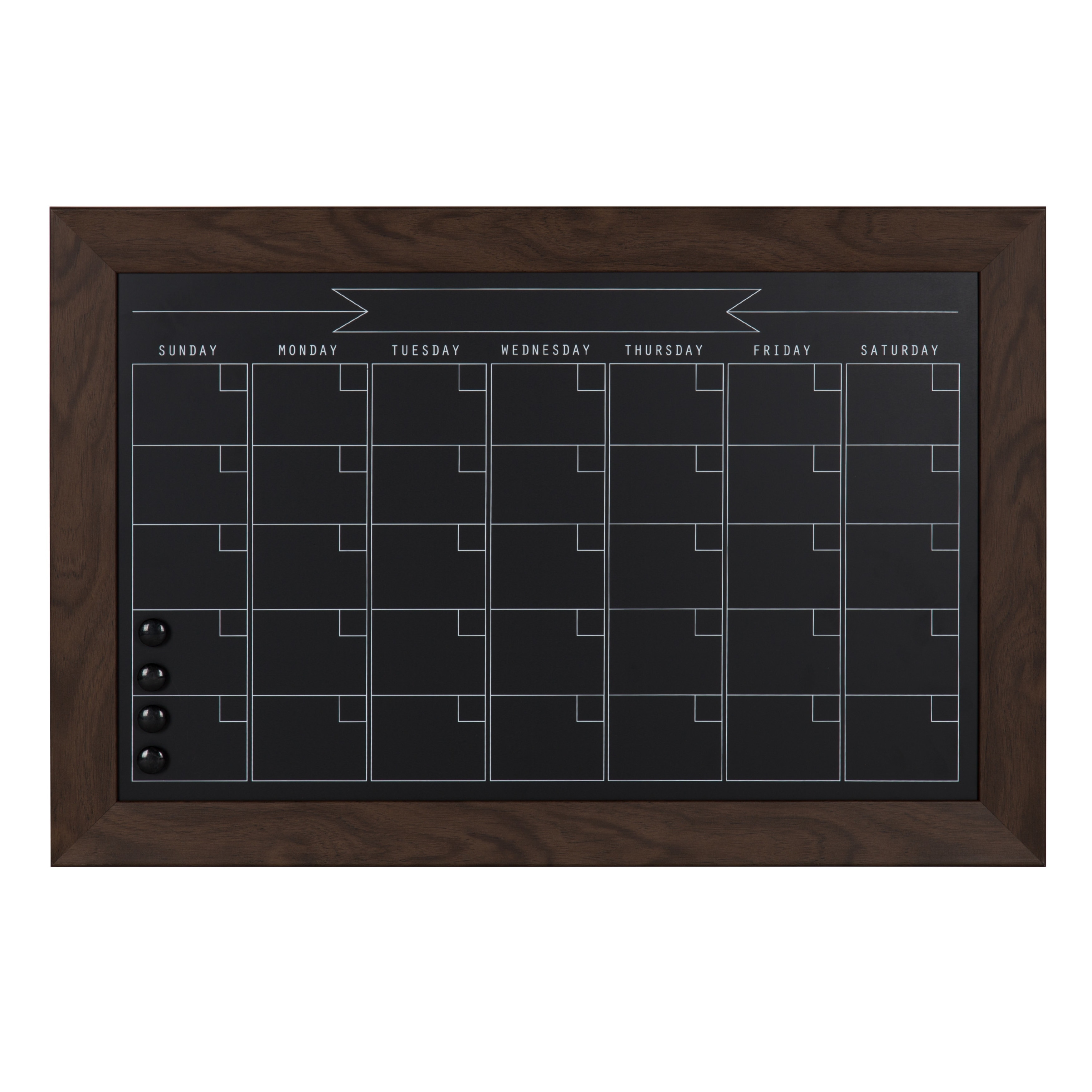 DesignOvation Beatrice Framed Magnetic Chalkboard Monthly Calendar - On  Sale - Bed Bath & Beyond - 12263910