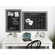 preview thumbnail 4 of 32, DesignOvation Beatrice Framed Magnetic Chalkboard Monthly Calendar