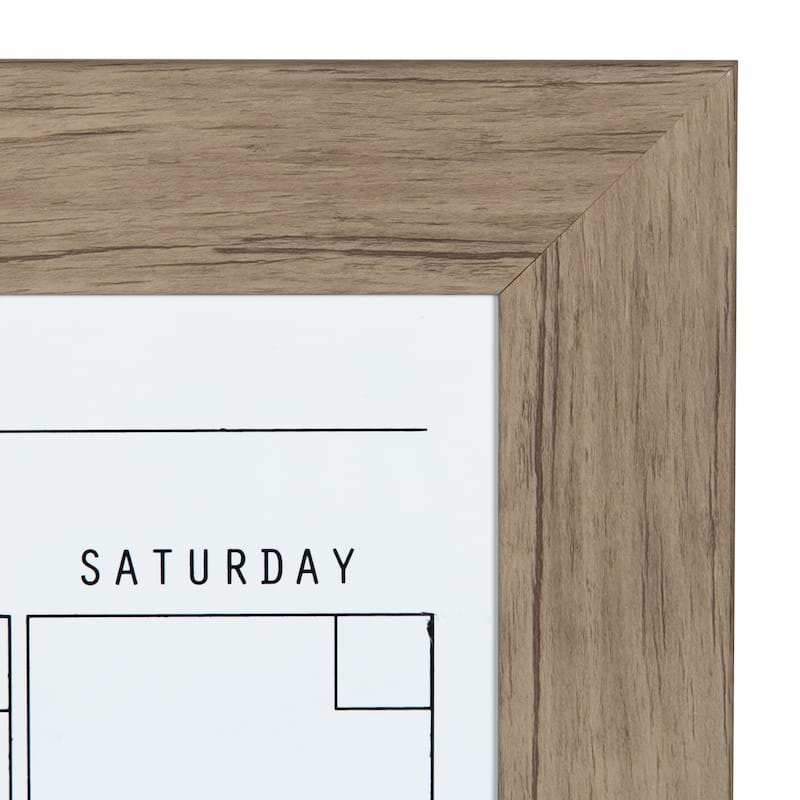 DesignOvation Beatrice Framed Magnetic Dry Erase Monthly Calendar