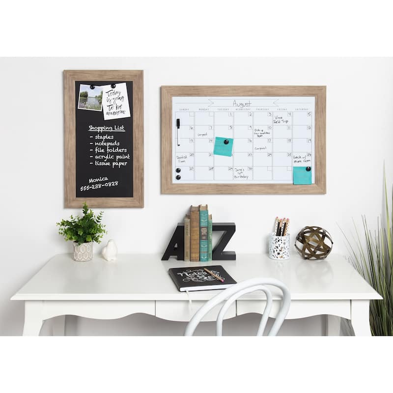 DesignOvation Beatrice Framed Magnetic Dry Erase Monthly Calendar