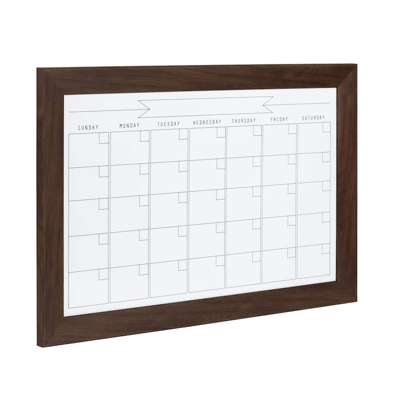 DesignOvation Beatrice Framed Magnetic Dry Erase Monthly Calendar