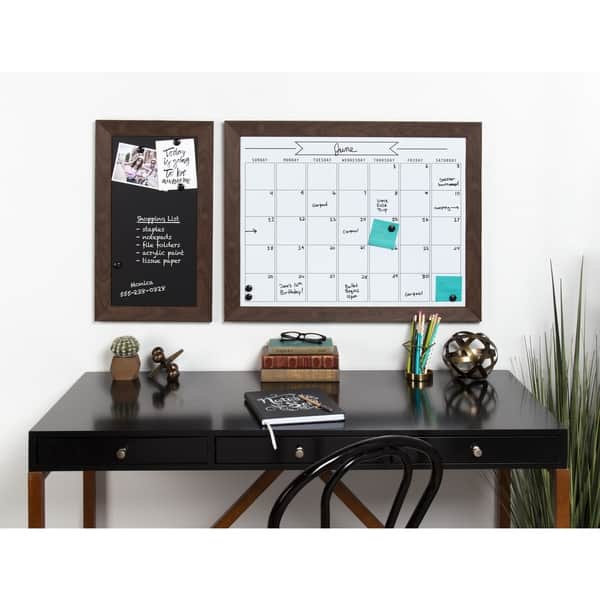 DesignOvation Beatrice Magnetic Chalkboard Monthly Calendar