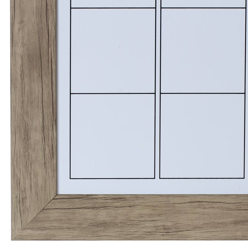 DesignOvation Beatrice Framed Magnetic Dry Erase Monthly Calendar