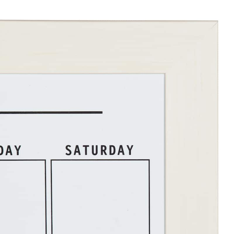 DesignOvation Beatrice Framed Magnetic Dry Erase Monthly Calendar