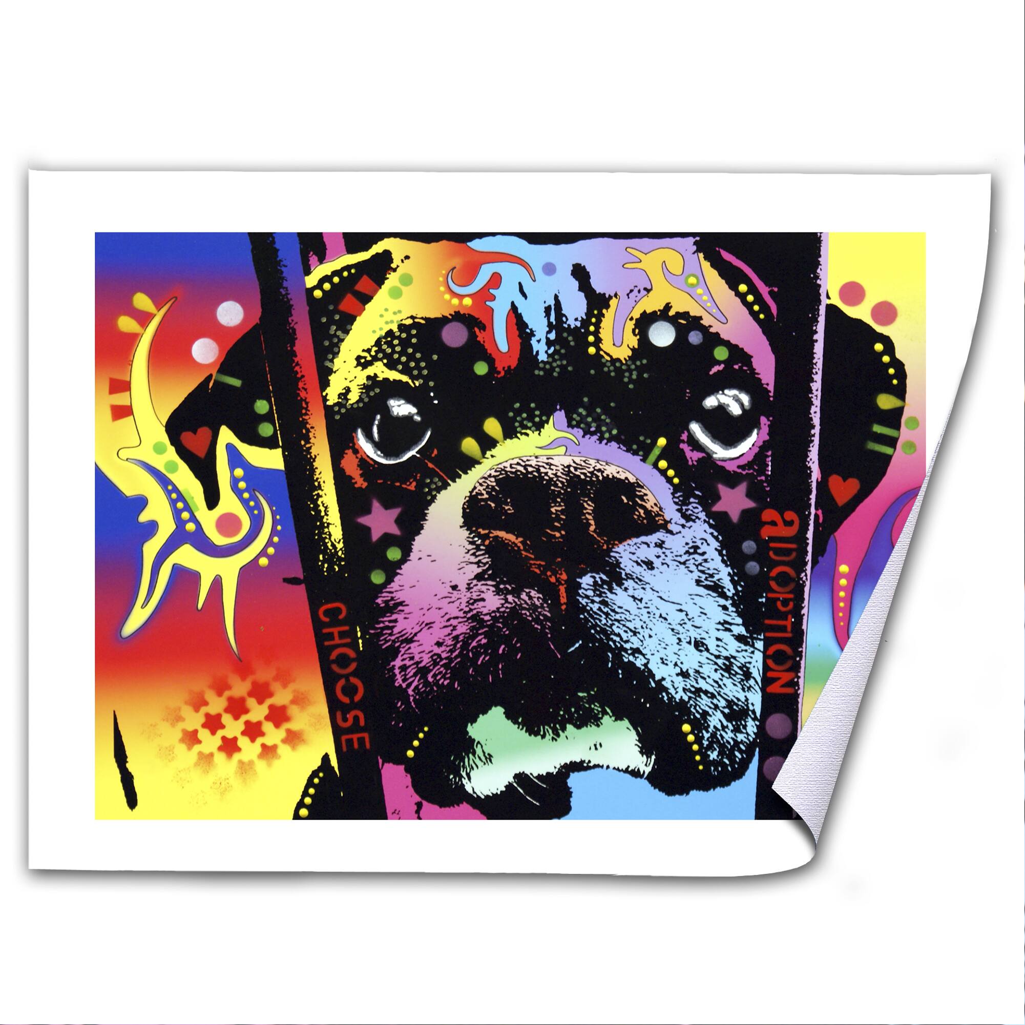 Dean Russo 'Choose Adoption Boxer' Paper Art - Bed Bath & Beyond - 12264447