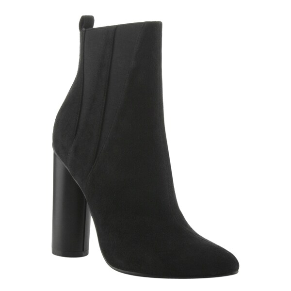 GD60 Women's Pointy Toe Chelsea Style Side Zip Block heel Ankle Boot GD60 Women's Pointy Toe Chelsea Style Side Zip Block heel Ankle Boot