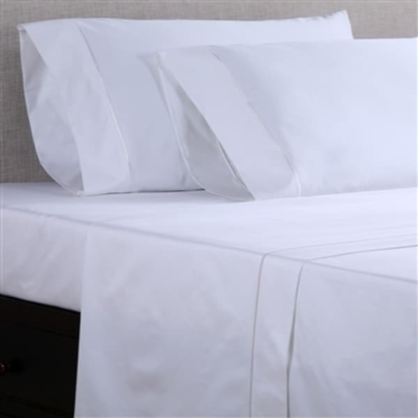 Affluence Hospitality White 250 Gsm Cotton Polyester Ed Affluence Hospitality White 250 Gsm Cotton Polyester Ed Sheets Set Of 12 Free Shipping Today 12268628