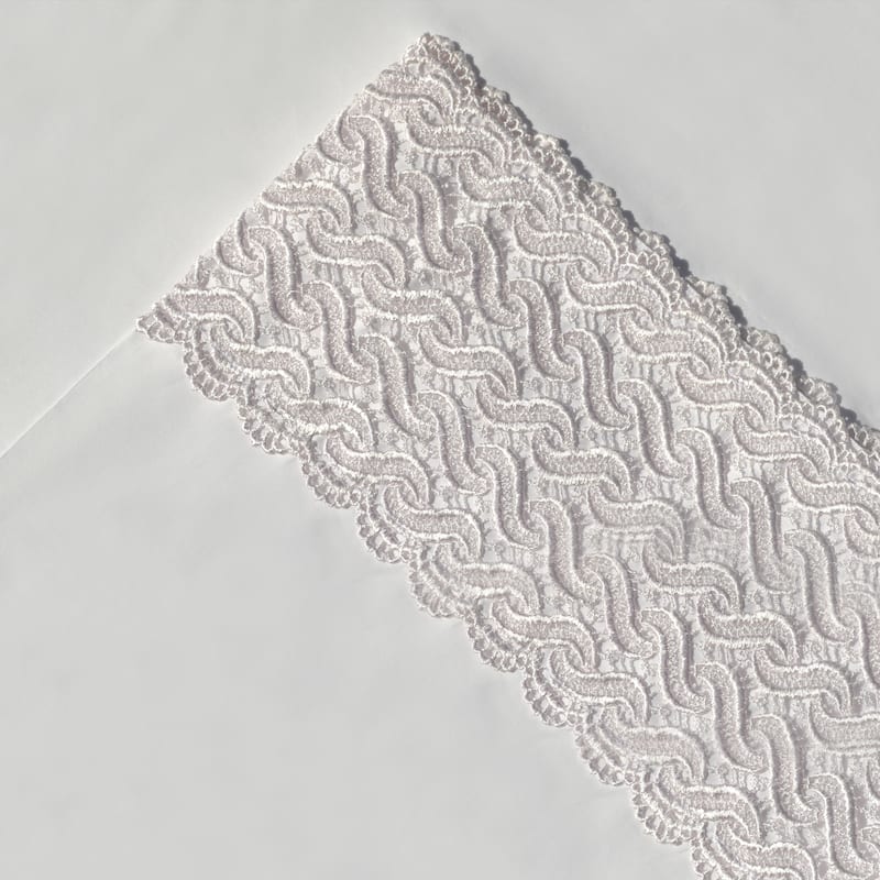 Porch & Den Gerda Deep Pocket Over-sized Cotton Lace Bed Sheet Set