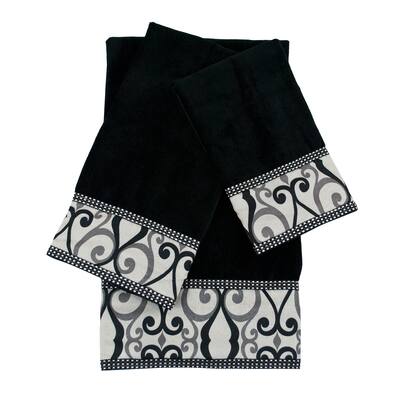 Sherry Kline Abingdon 3-piece Decorative Embellished Towel Set