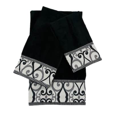 Sherry Kline Abingdon 3-piece Decorative Embellished Towel Set
