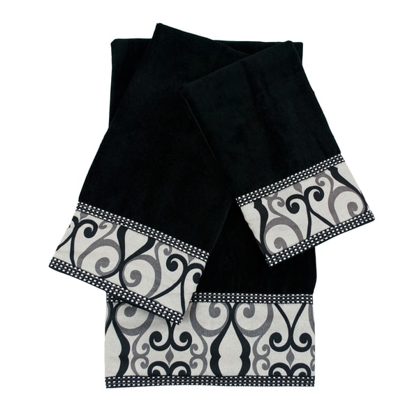 Shop Sherry Kline Abingdon 3piece Decorative Embellished Towel Set