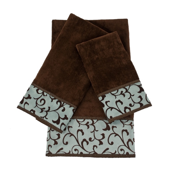 Sherry Kline Becall 3-piece Decorative Embellished Towel Set
