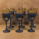 preview thumbnail 7 of 8, Lorren Home Trend Choice of Color Multicolored 6-piece Wine Goblet Set