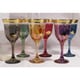 preview thumbnail 5 of 8, Lorren Home Trend Choice of Color Multicolored 6-piece Wine Goblet Set Wine Goblets Set of 6 Multicolor-Corona