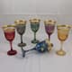 Lorren Home Trend Choice of Color Multicolored 6-piece Wine Goblet Set