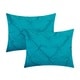 preview thumbnail 3 of 4, Chic Home Whitley Turquoise 8-Piece Bed in a Bag Duvet Cover with Sheet Set