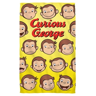 Shop Curious George Heads Bath Towel Free Shipping On Orders