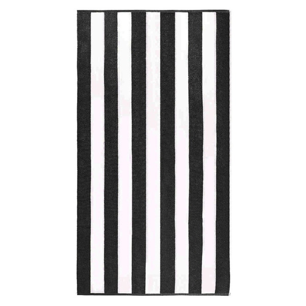 black beach towel