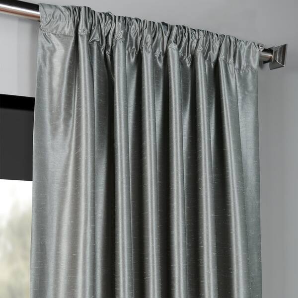 Shop Exclusive Fabrics True Blackout Vintage Textured Faux Dupioni