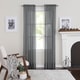 preview thumbnail 10 of 13, Miller Curtains Preston 84-Inch Rod Pocket Sheer Curtain Panel