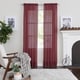 preview thumbnail 13 of 13, Miller Curtains Preston 84-Inch Rod Pocket Sheer Curtain Panel