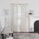 preview thumbnail 4 of 13, Miller Curtains Preston 84-Inch Rod Pocket Sheer Curtain Panel