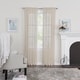 preview thumbnail 12 of 13, Miller Curtains Preston 84-Inch Rod Pocket Sheer Curtain Panel