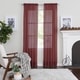preview thumbnail 14 of 13, Miller Curtains Preston 84-Inch Rod Pocket Sheer Curtain Panel